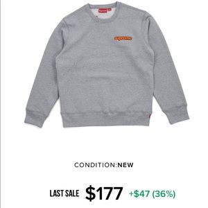 SUPREME Connect Crewneck Sweatshirt